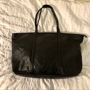 Brooks Brothers Leather Tote